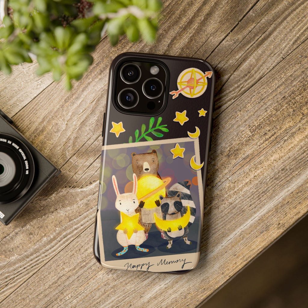Animal iPhone Case - Tough Cases for Kids, Teens, Cute Fun Design, Holiday Accessories, iPhone 16 15 14 13 12 11 10 XR X 8, Gift Idea,