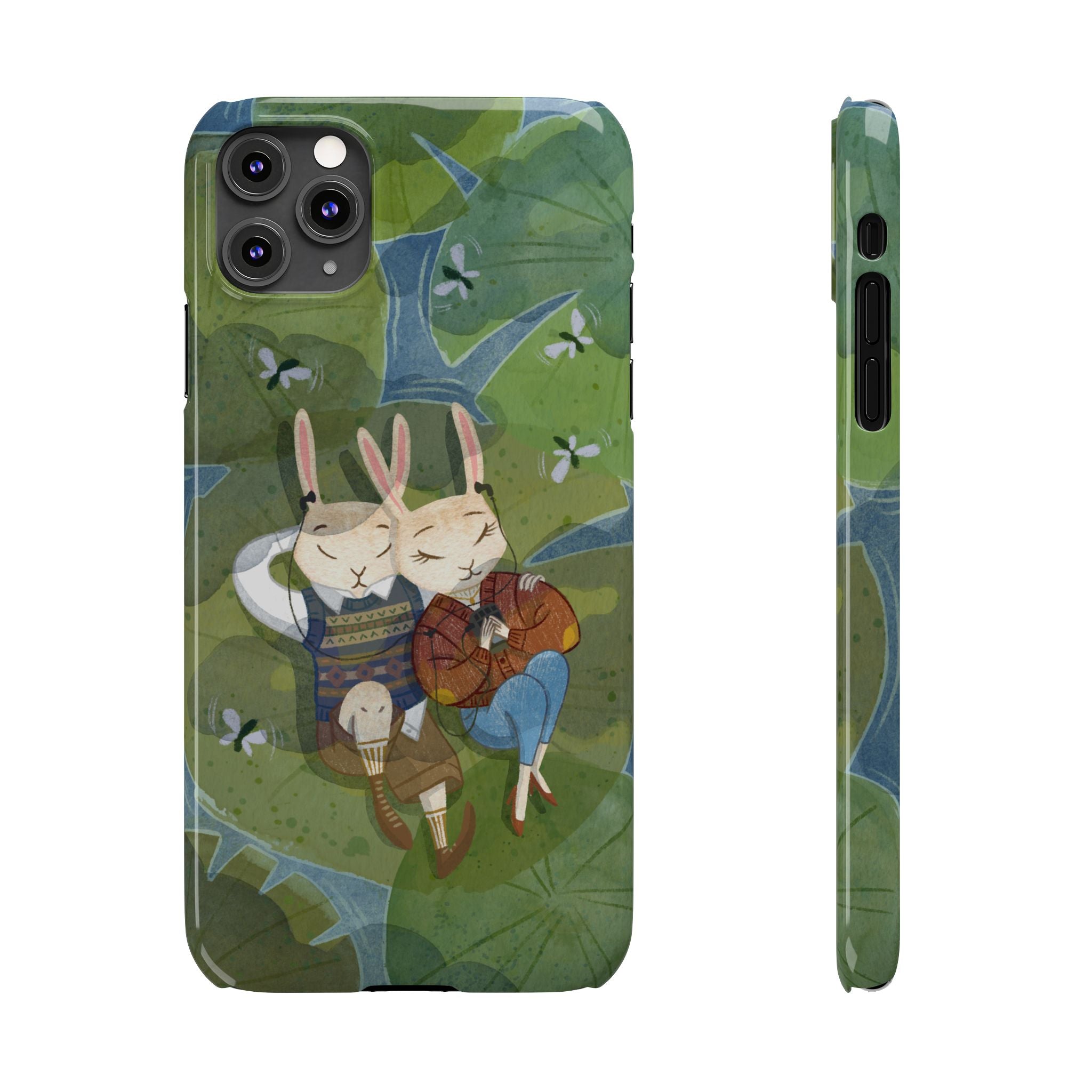Whimsical Bunny Phone Cases for Animal Lovers and Nature Enthusiasts | Cute, Fun Design, Gifts for Friends, Birthday, Easter, Spring