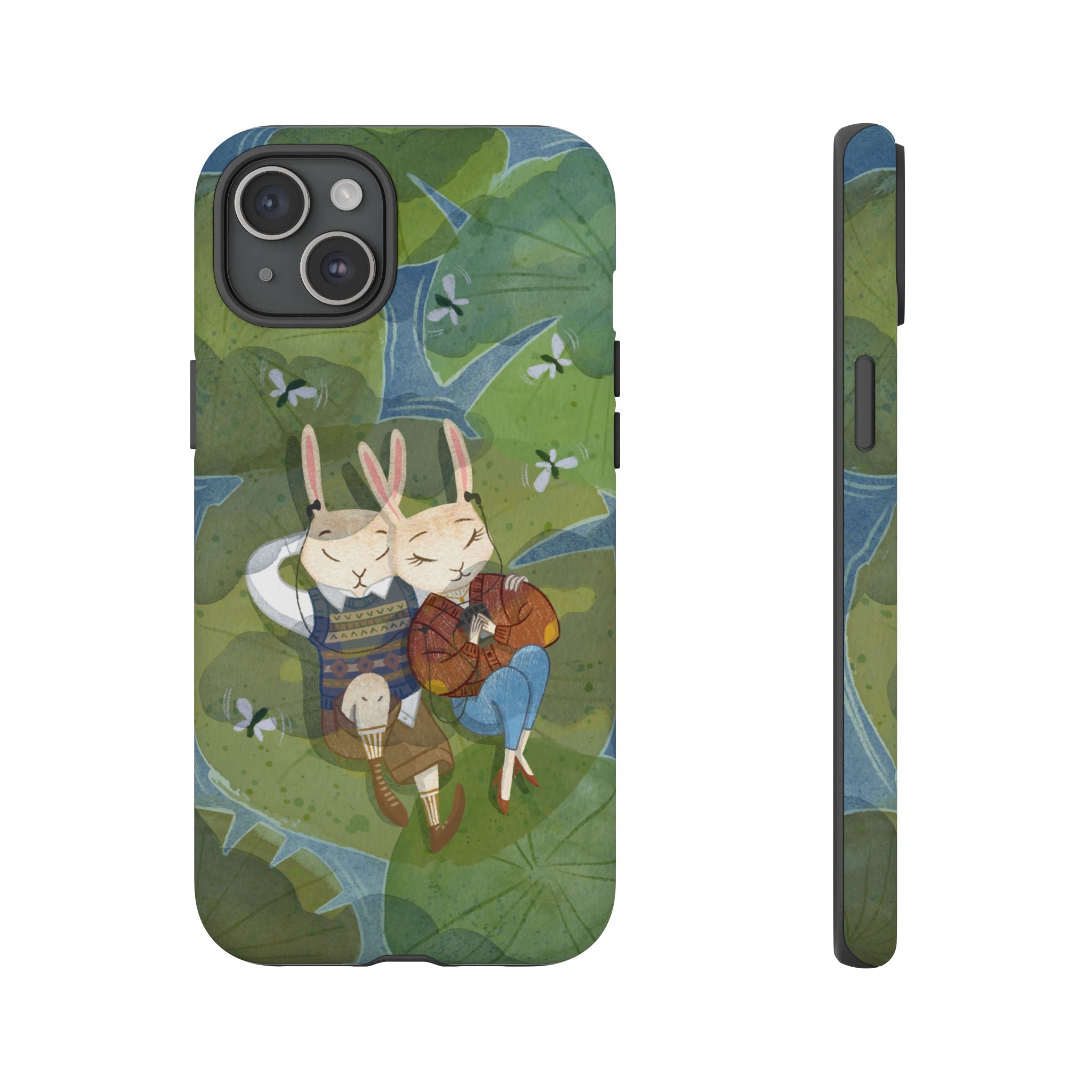 Cute Bunny Phone Case, Rabbit iPhone Cover, Nature Lovers Gift, Animal Lover Accessory, Eco-Friendly Case for Moms