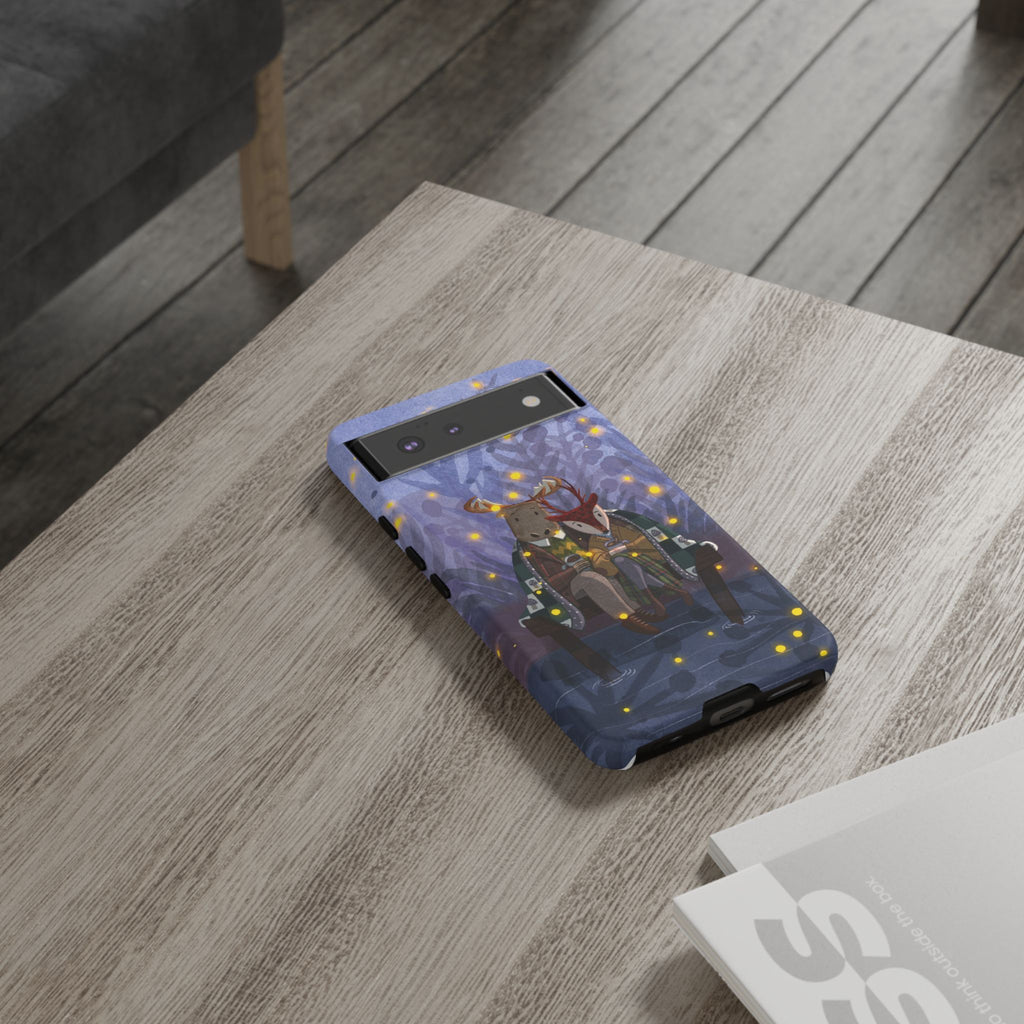 Cozy Couple Phone Case, Cute Animal Lovers Gift, Nature Aesthetic, Perfect for Holidays, Personalized Phone Accessories, Gift for Her