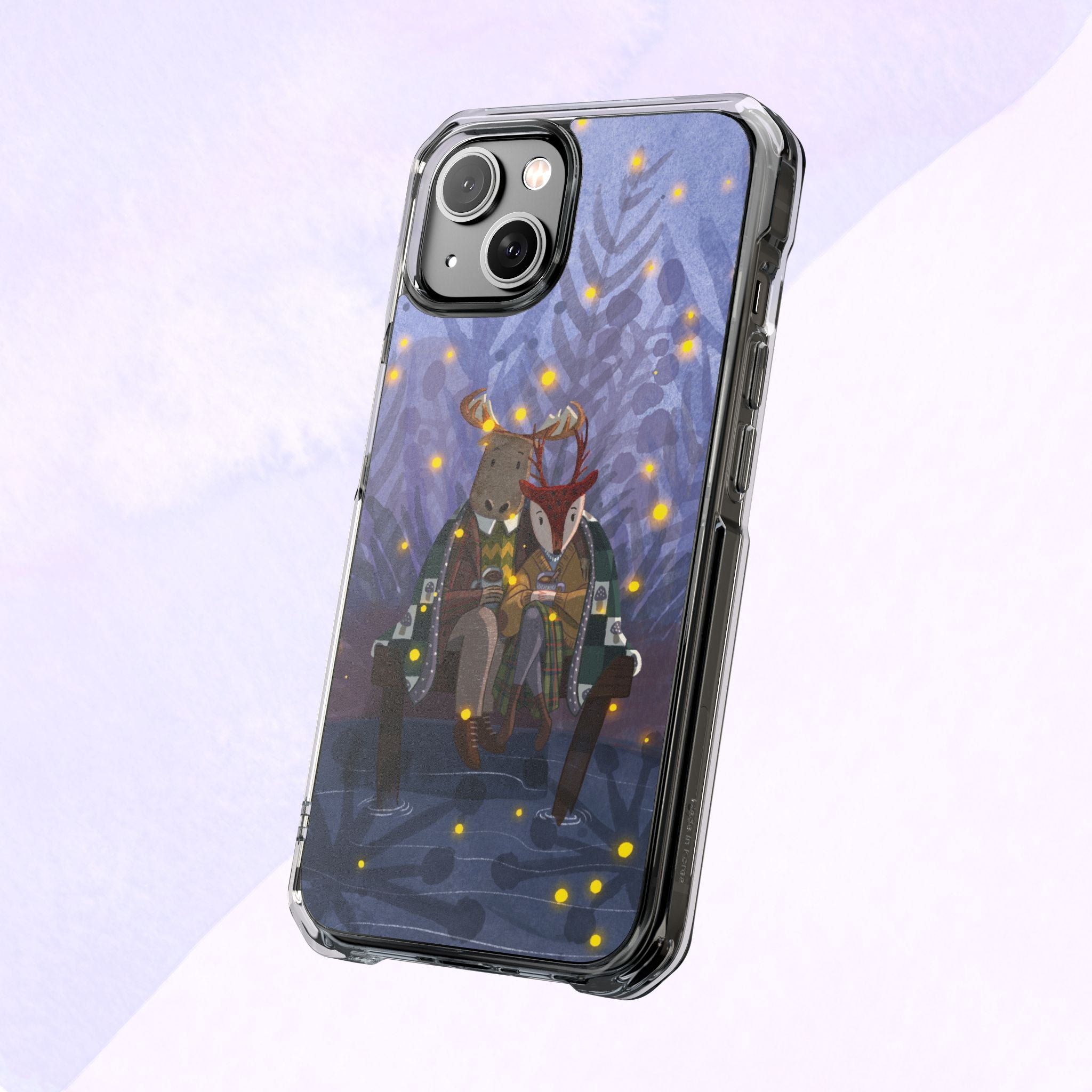 Cozy Animal Friends Phone Case - Magnetic Clear Impact Cases for Outdoorsy Animal Lovers, Perfect for Christmas, Gift Idea, Nature Vibes