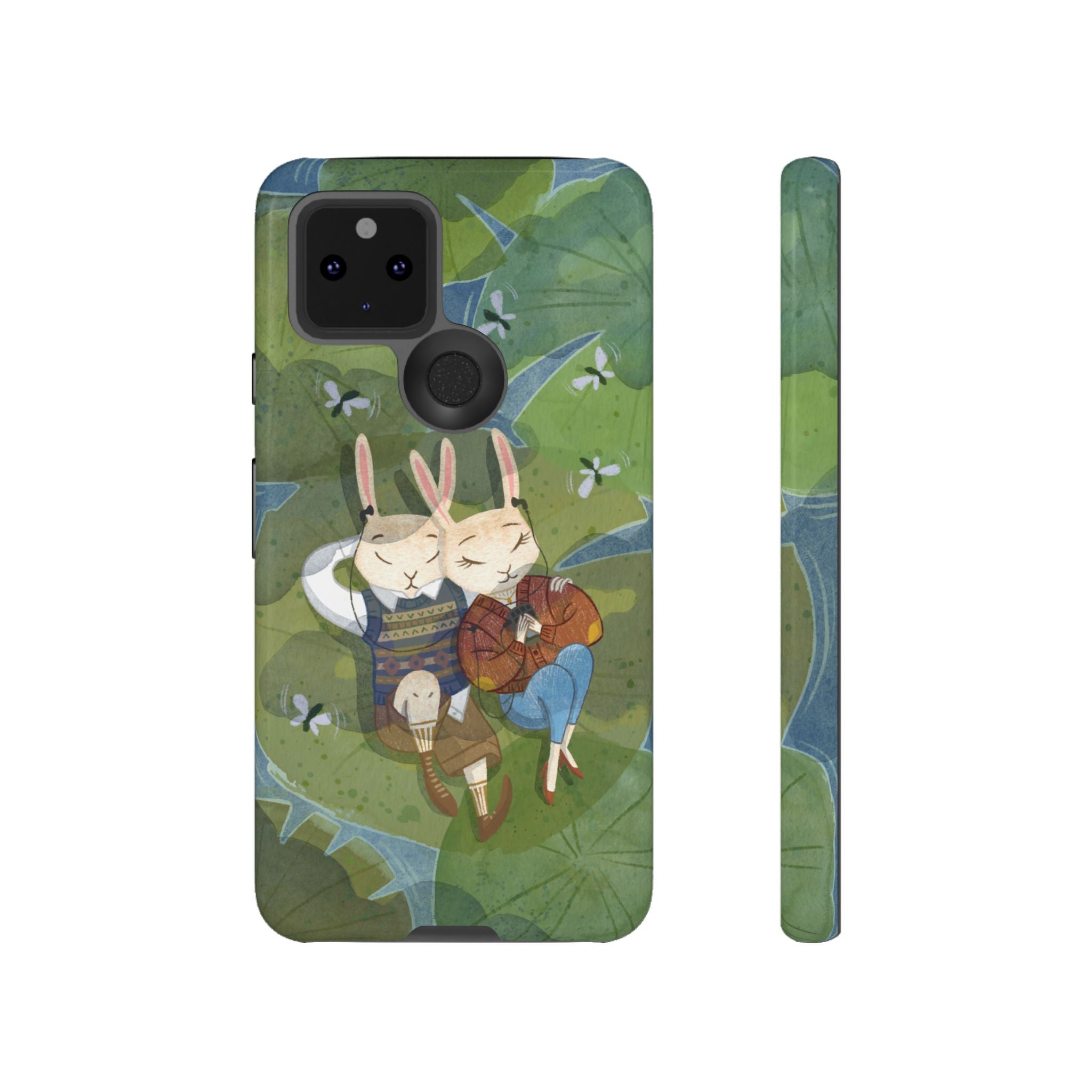 Cute Bunny Phone Case, Rabbit iPhone Cover, Nature Lovers Gift, Animal Lover Accessory, Eco-Friendly Case for Moms