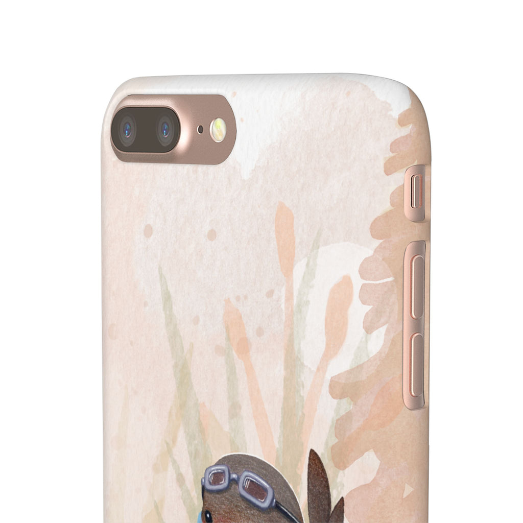 Whimsical Animal Snap Cases, Cute Phone Case, Handmade Bird and Bunny Design, Gift for Animal Lovers, Unique Smartphone Cover