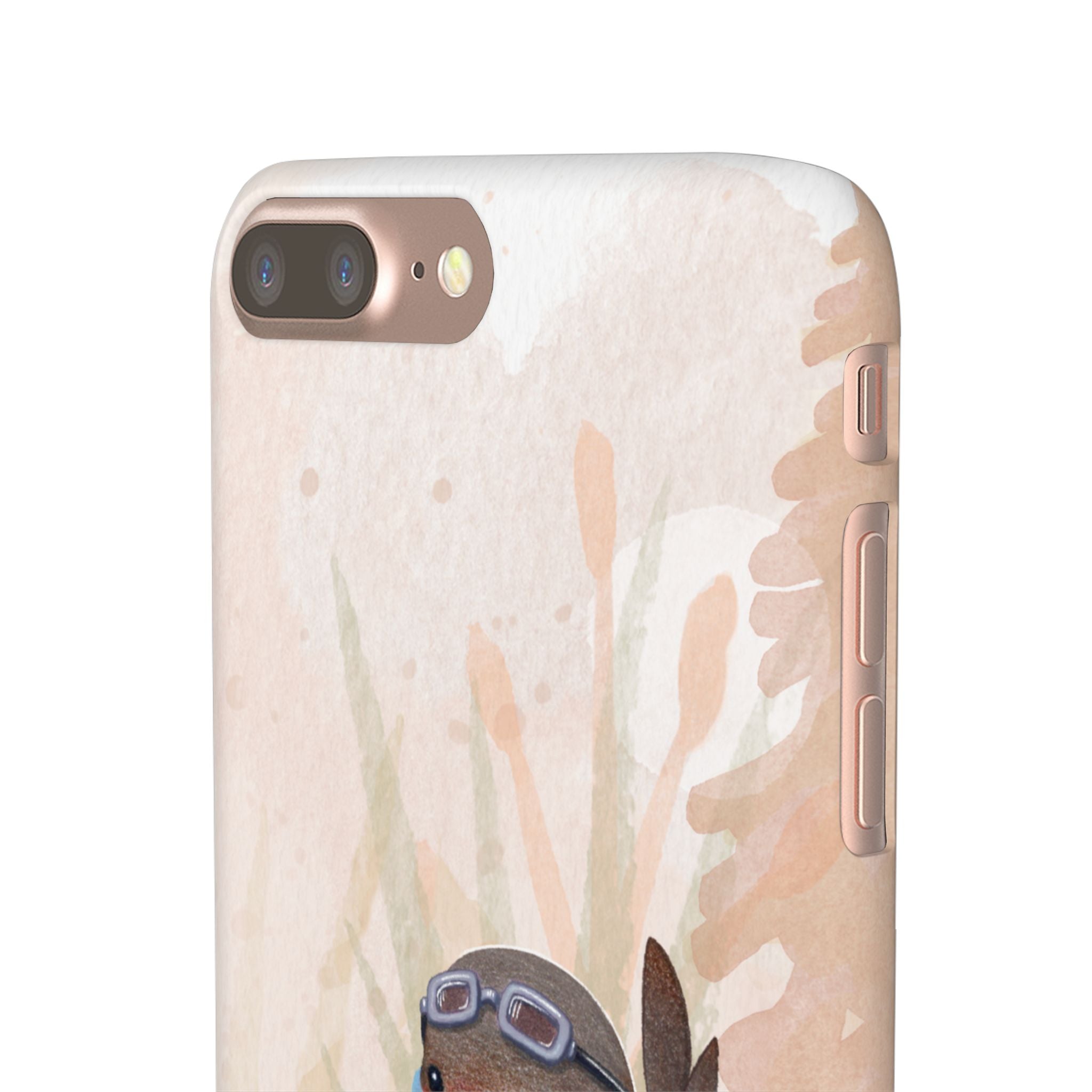 Whimsical Animal Snap Cases, Cute Phone Case, Handmade Bird and Bunny Design, Gift for Animal Lovers, Unique Smartphone Cover