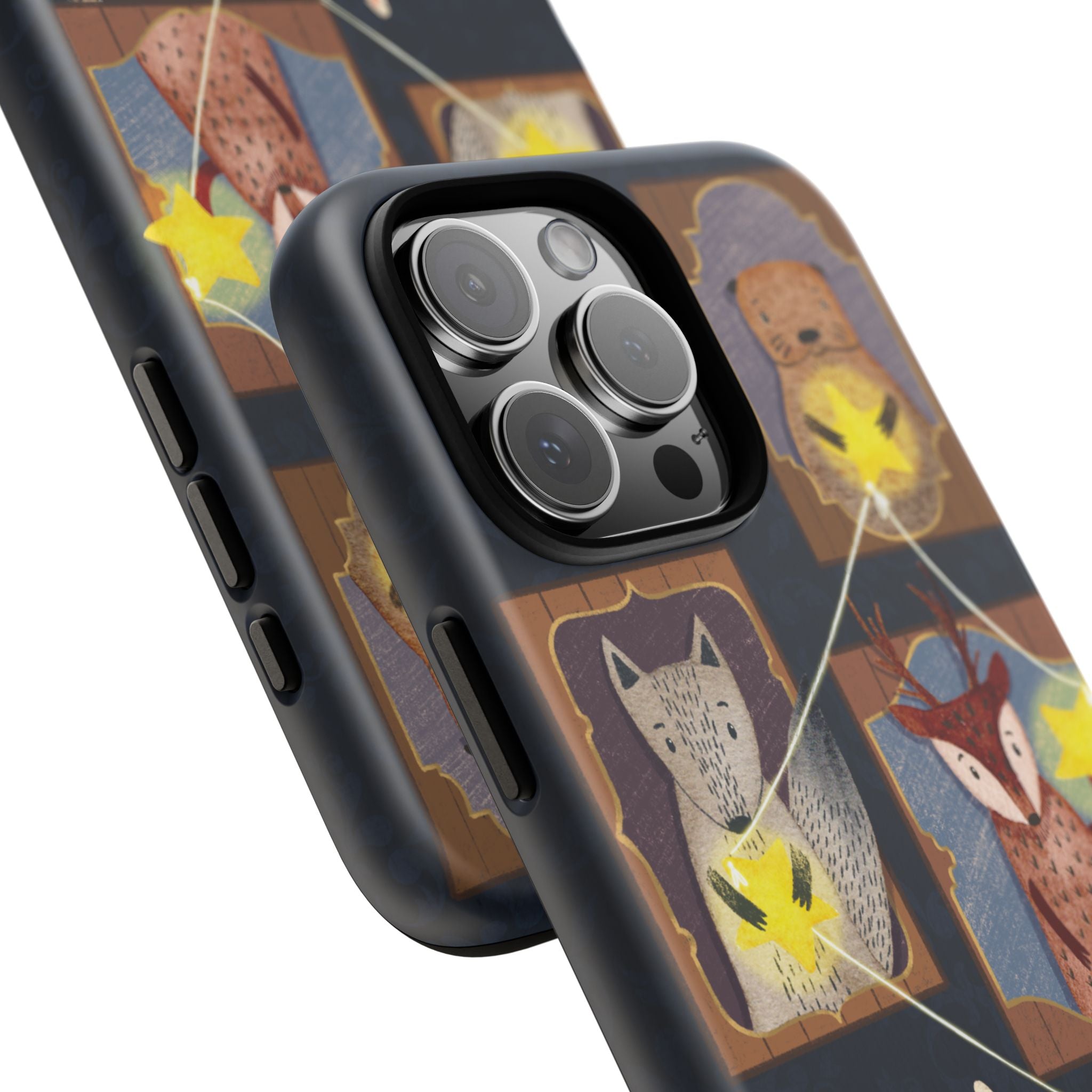 Tough Cases, Animals & Stars Design, Cute iPhone Gift, Nature Lover, Birthday, Animal Lover, iPhone 16 15 14 13 12 11 X XR 8