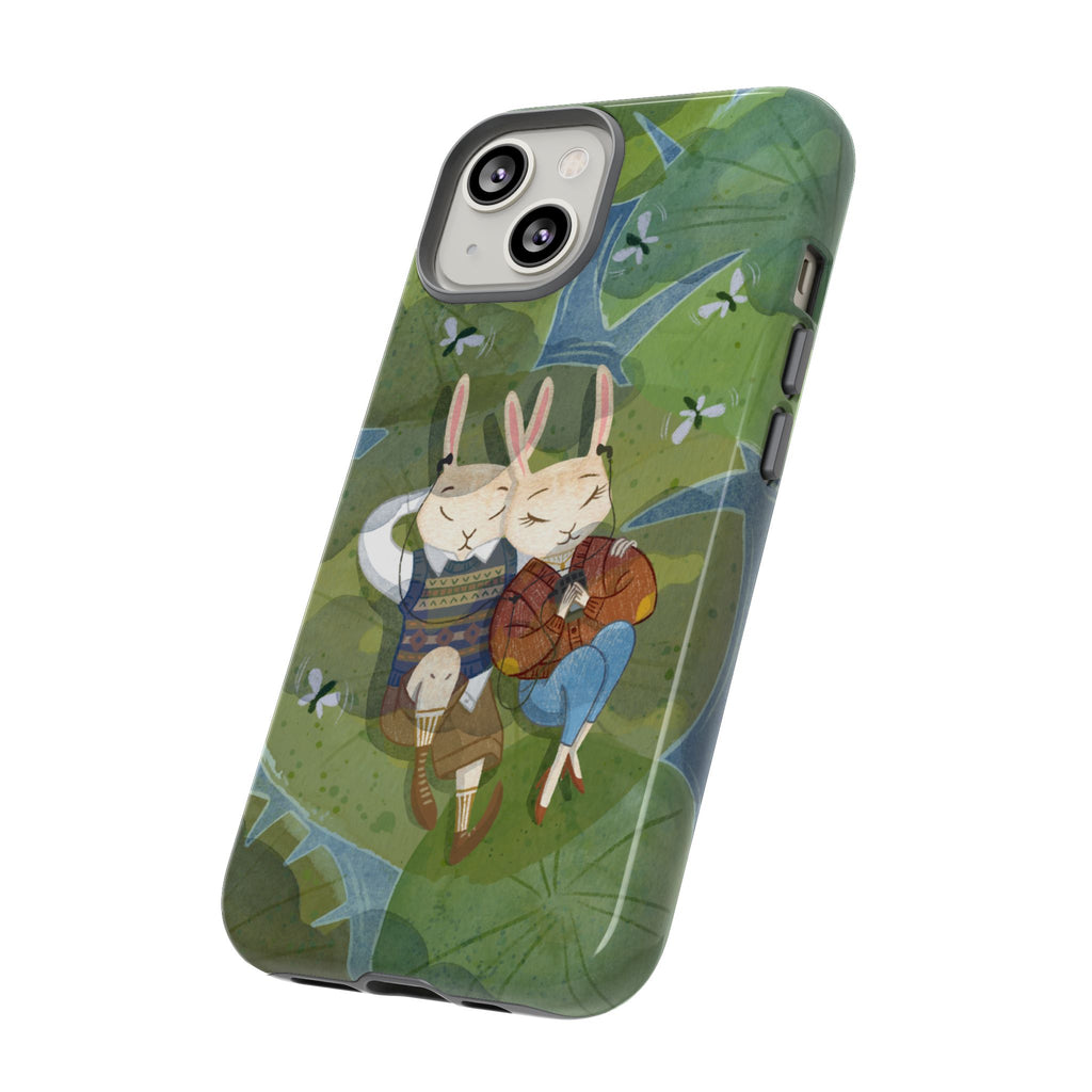 Cute Bunny Phone Case, Rabbit iPhone Cover, Nature Lovers Gift, Animal Lover Accessory, Eco-Friendly Case for Moms
