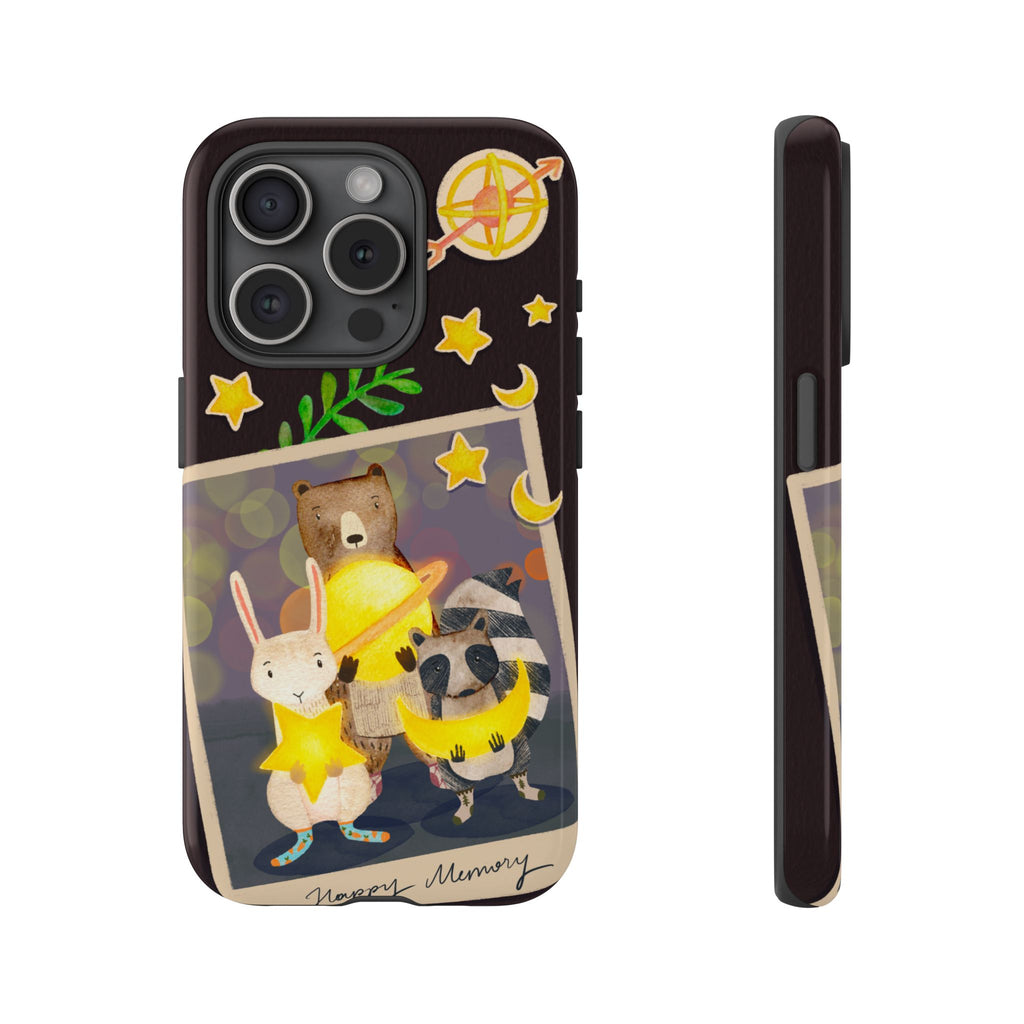 Animal iPhone Case - Tough Cases for Kids, Teens, Cute Fun Design, Holiday Accessories, iPhone 16 15 14 13 12 11 10 XR X 8, Gift Idea,