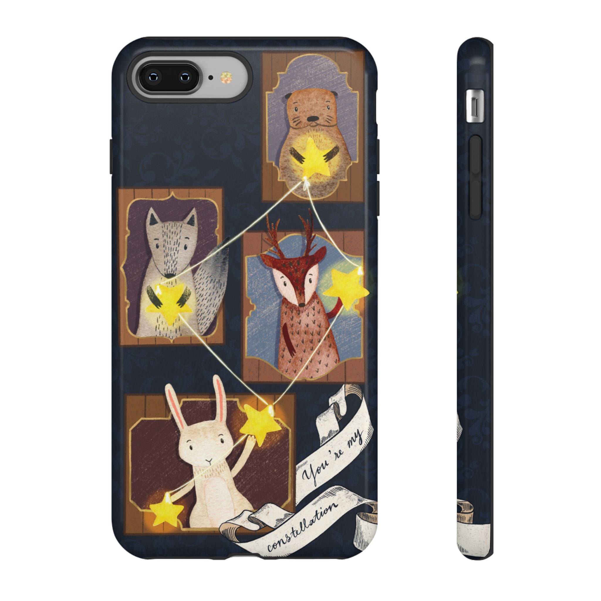 Tough Cases, Animals & Stars Design, Cute iPhone Gift, Nature Lover, Birthday, Animal Lover, iPhone 16 15 14 13 12 11 X XR 8