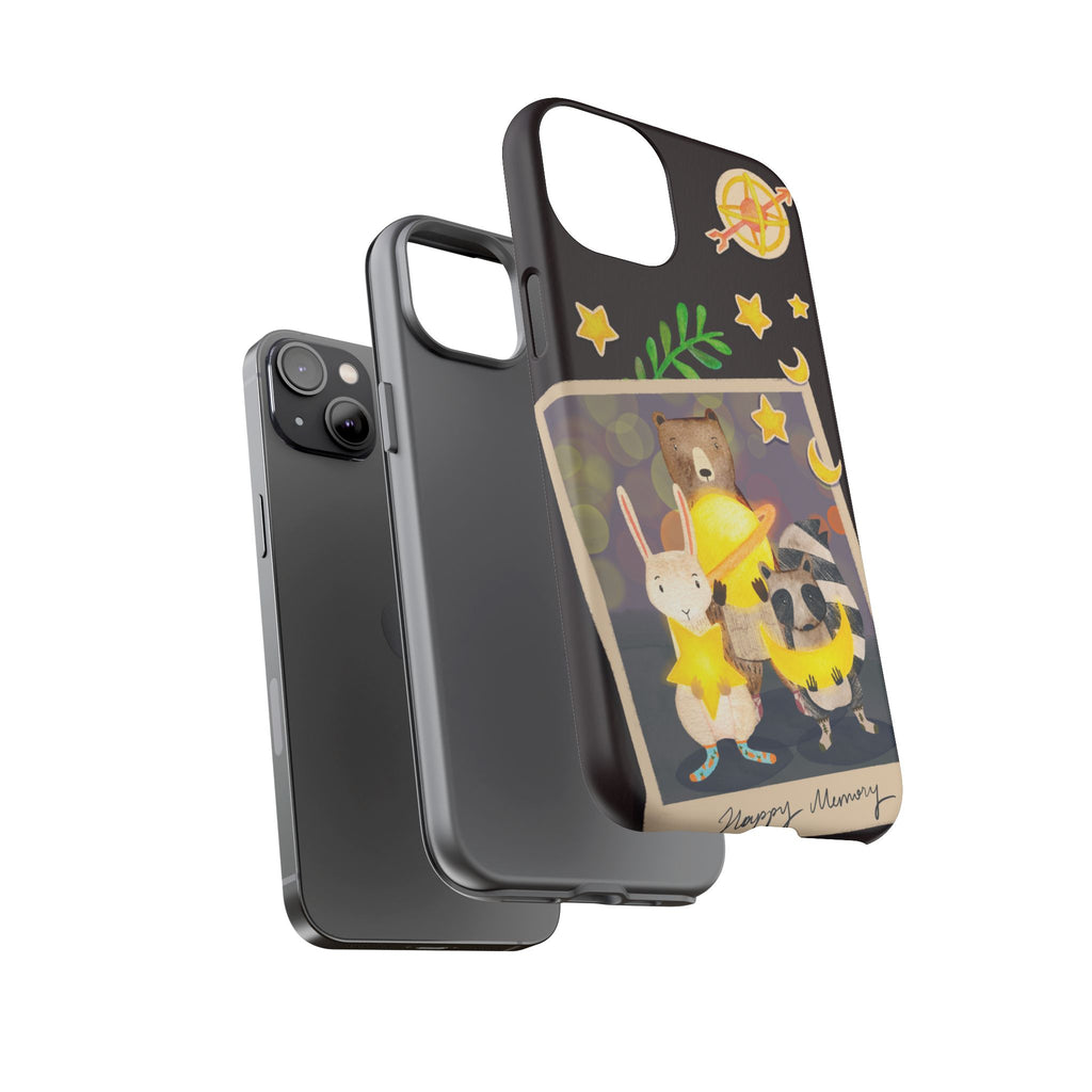 Animal iPhone Case - Tough Cases for Kids, Teens, Cute Fun Design, Holiday Accessories, iPhone 16 15 14 13 12 11 10 XR X 8, Gift Idea,