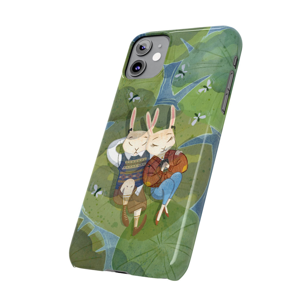 Whimsical Bunny Phone Cases for Animal Lovers and Nature Enthusiasts | Cute, Fun Design, Gifts for Friends, Birthday, Easter, Spring
