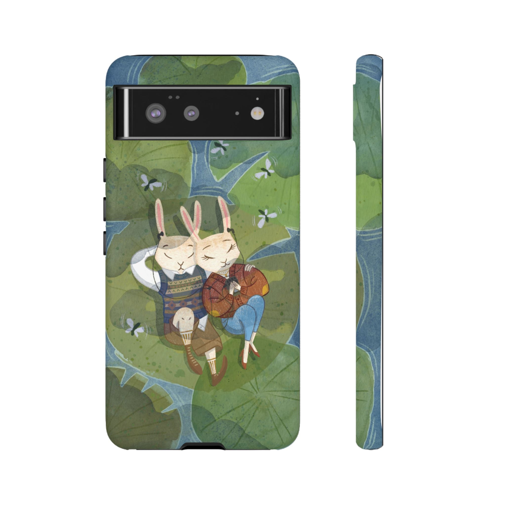 Cute Bunny Phone Case, Rabbit iPhone Cover, Nature Lovers Gift, Animal Lover Accessory, Eco-Friendly Case for Moms
