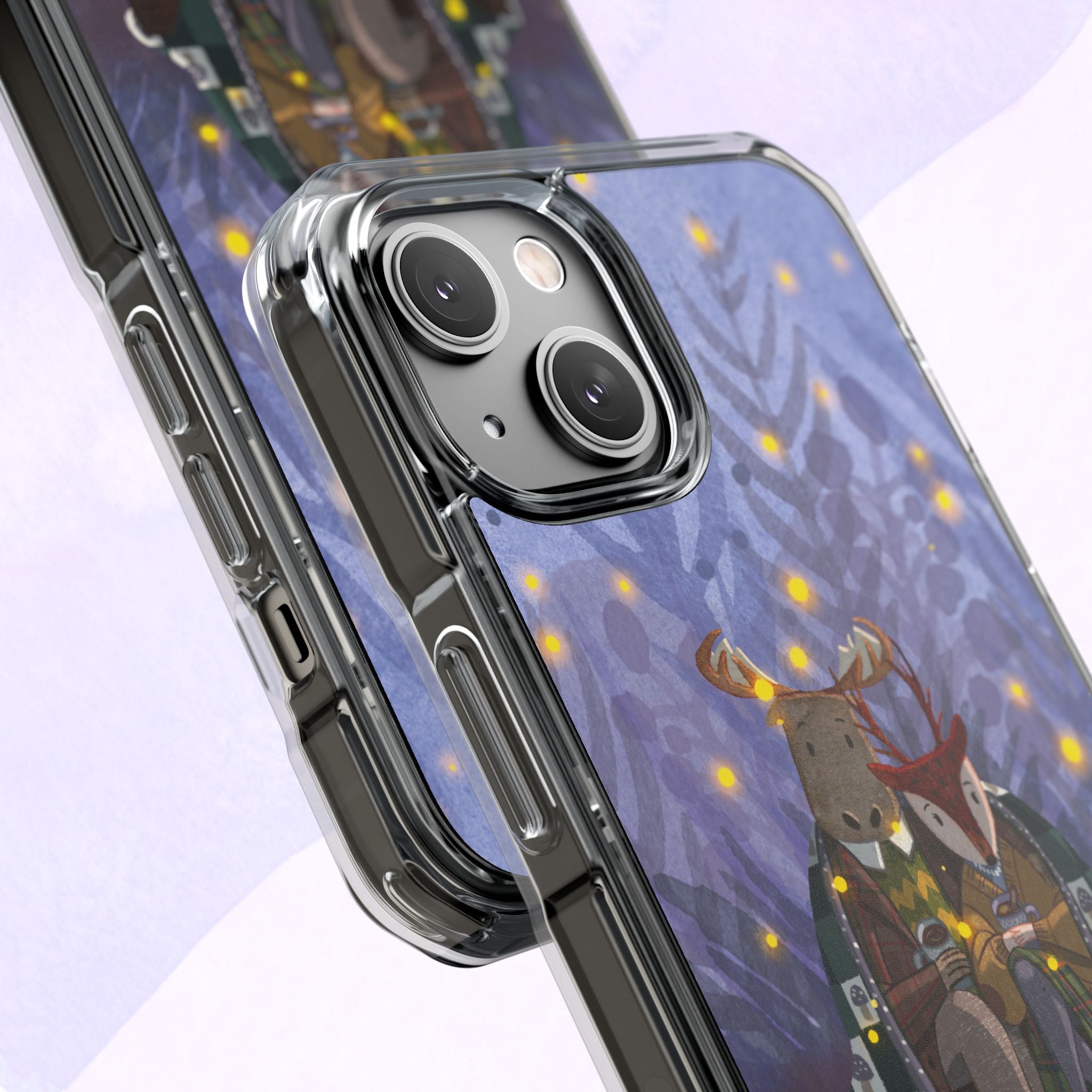 Cozy Animal Friends Phone Case - Magnetic Clear Impact Cases for Outdoorsy Animal Lovers, Perfect for Christmas, Gift Idea, Nature Vibes