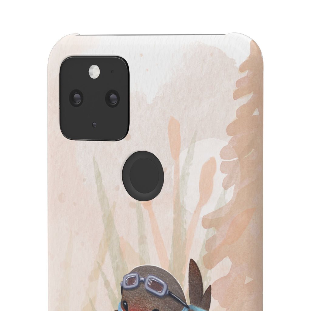 Whimsical Animal Snap Cases, Cute Phone Case, Handmade Bird and Bunny Design, Gift for Animal Lovers, Unique Smartphone Cover