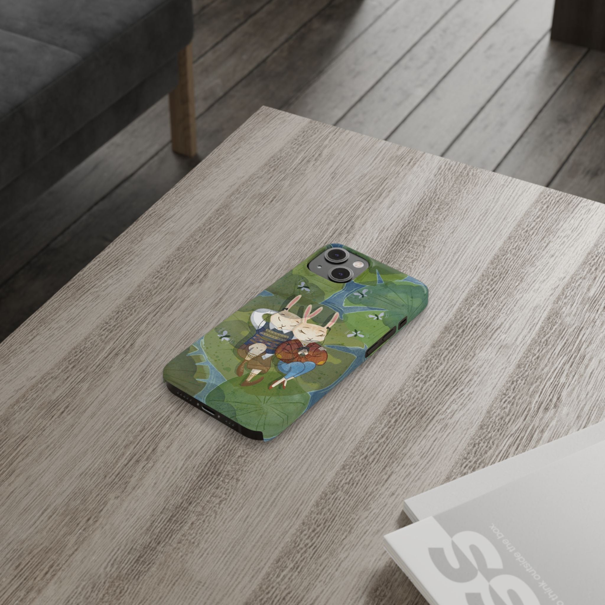 Whimsical Bunny Phone Cases for Animal Lovers and Nature Enthusiasts | Cute, Fun Design, Gifts for Friends, Birthday, Easter, Spring