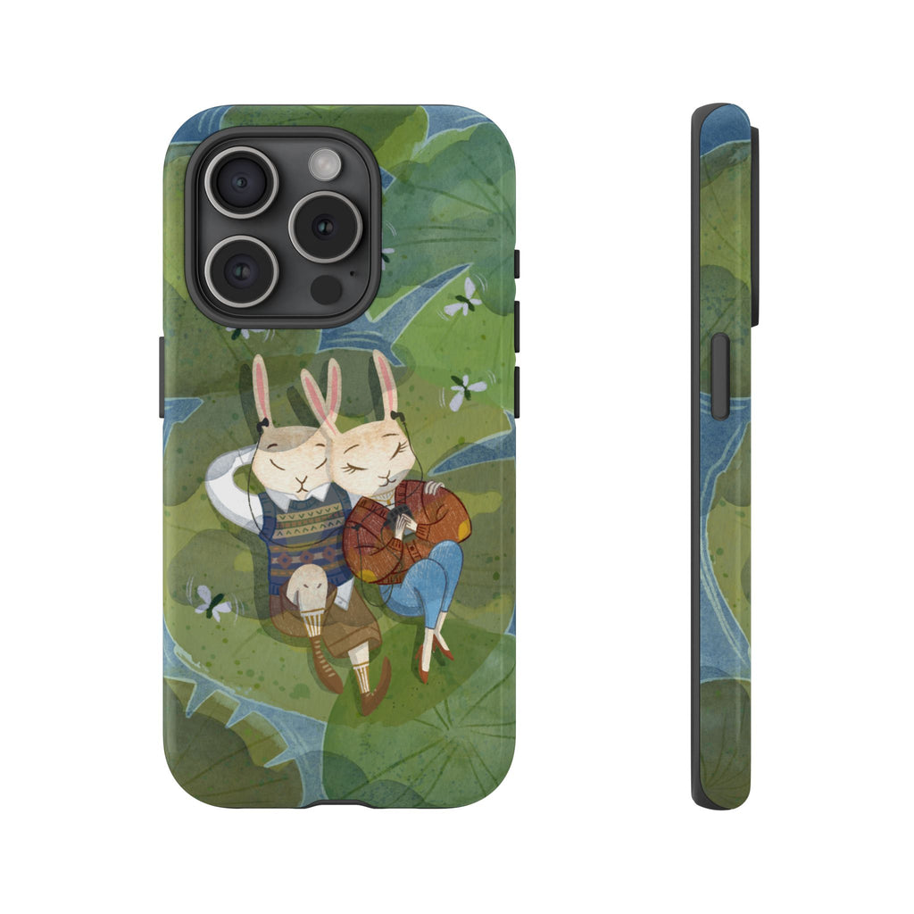 Cute Bunny Phone Case, Rabbit iPhone Cover, Nature Lovers Gift, Animal Lover Accessory, Eco-Friendly Case for Moms