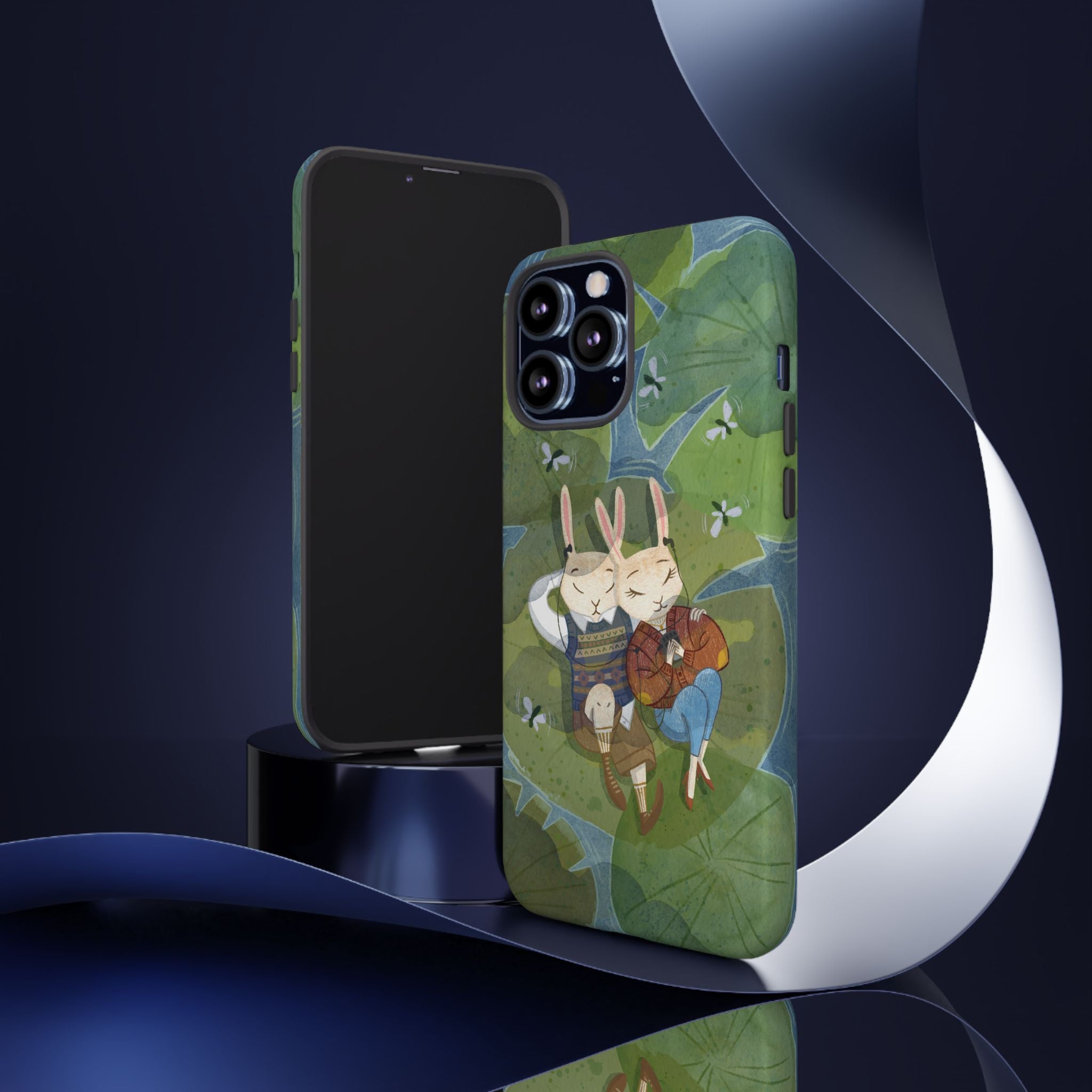 Cute Bunny Phone Case, Rabbit iPhone Cover, Nature Lovers Gift, Animal Lover Accessory, Eco-Friendly Case for Moms