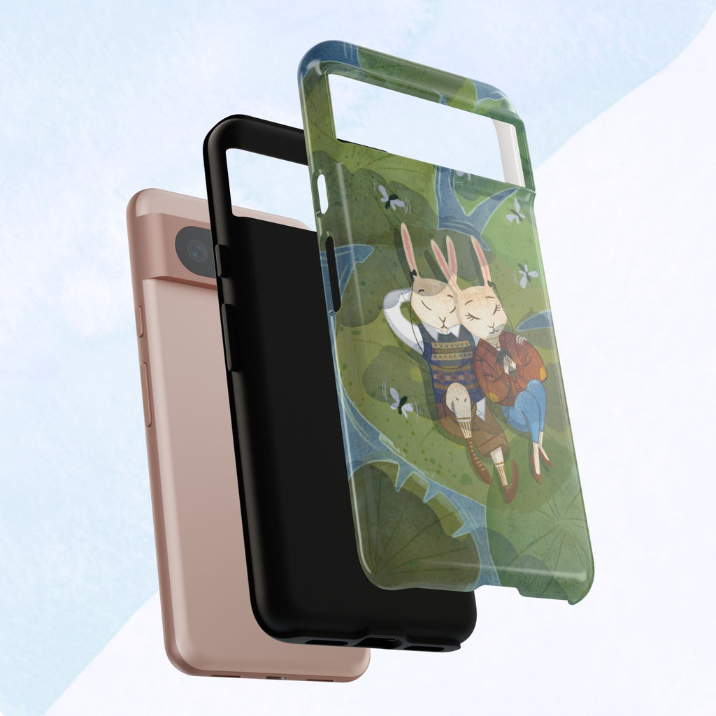 Cute Bunny Phone Case, Rabbit iPhone Cover, Nature Lovers Gift, Animal Lover Accessory, Eco-Friendly Case for Moms