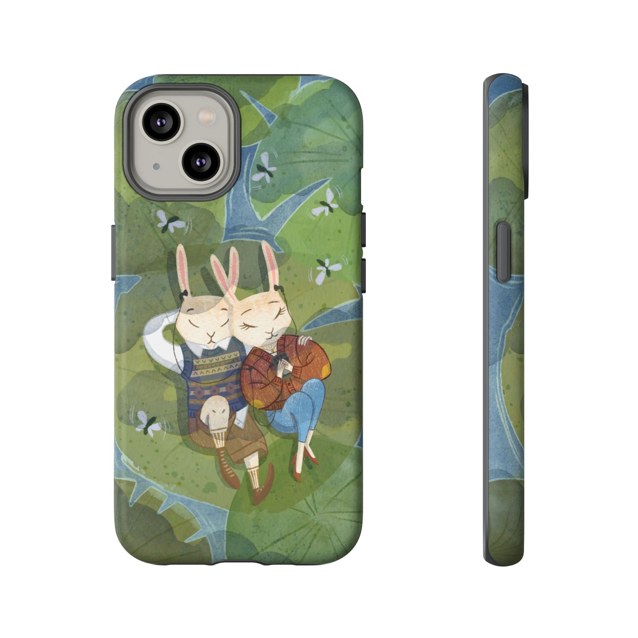 Cute Bunny Phone Case, Rabbit iPhone Cover, Nature Lovers Gift, Animal Lover Accessory, Eco-Friendly Case for Moms