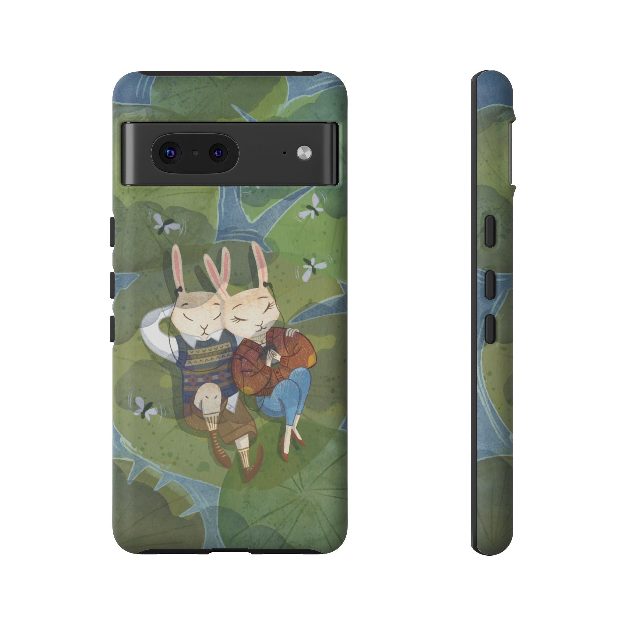 Cute Bunny Phone Case, Rabbit iPhone Cover, Nature Lovers Gift, Animal Lover Accessory, Eco-Friendly Case for Moms