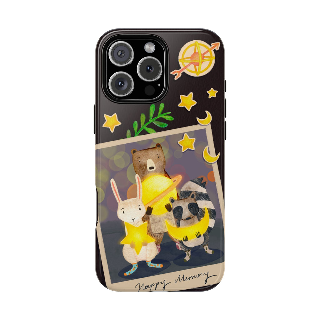 Animal iPhone Case - Tough Cases for Kids, Teens, Cute Fun Design, Holiday Accessories, iPhone 16 15 14 13 12 11 10 XR X 8, Gift Idea,