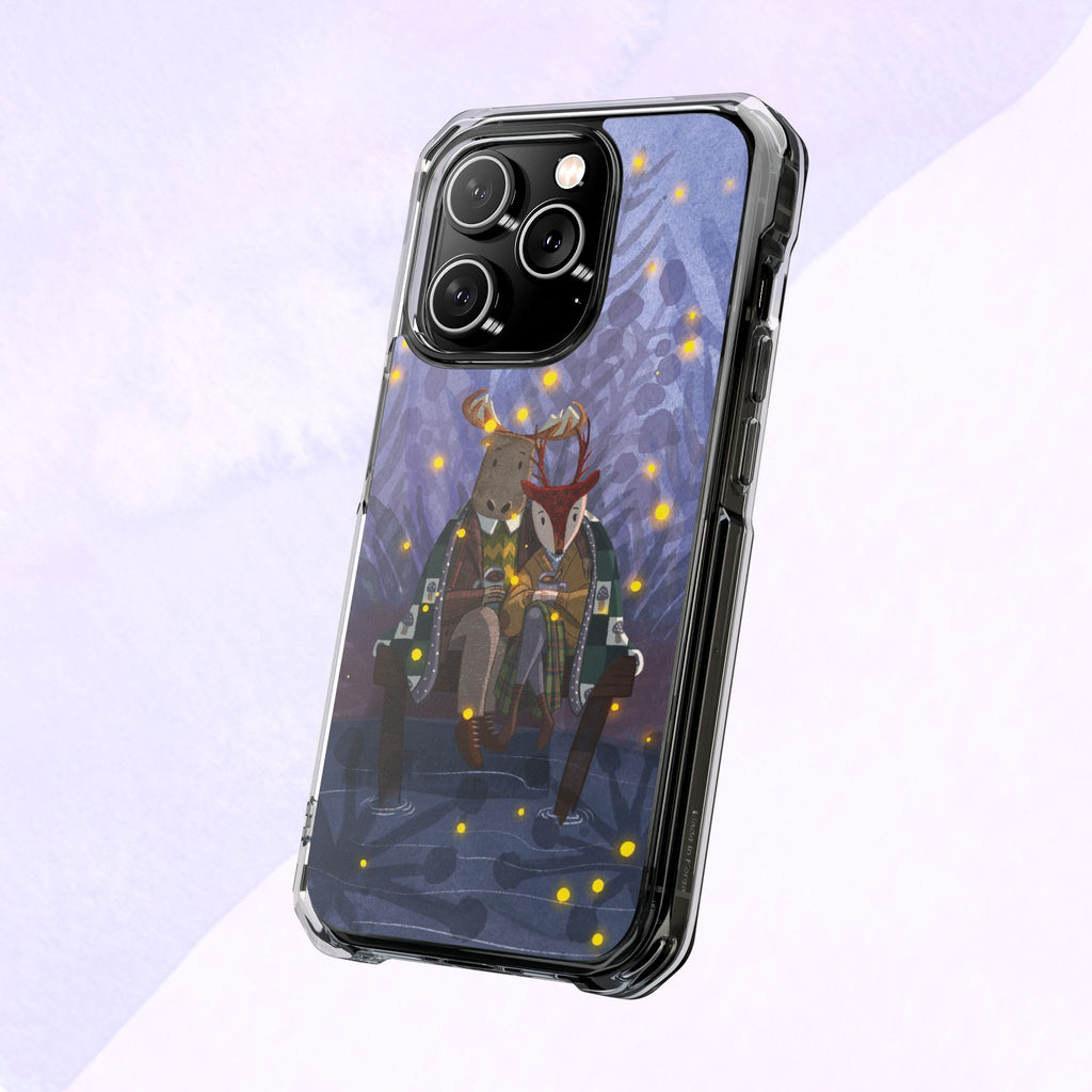 Cozy Animal Friends Phone Case - Magnetic Clear Impact Cases for Outdoorsy Animal Lovers, Perfect for Christmas, Gift Idea, Nature Vibes