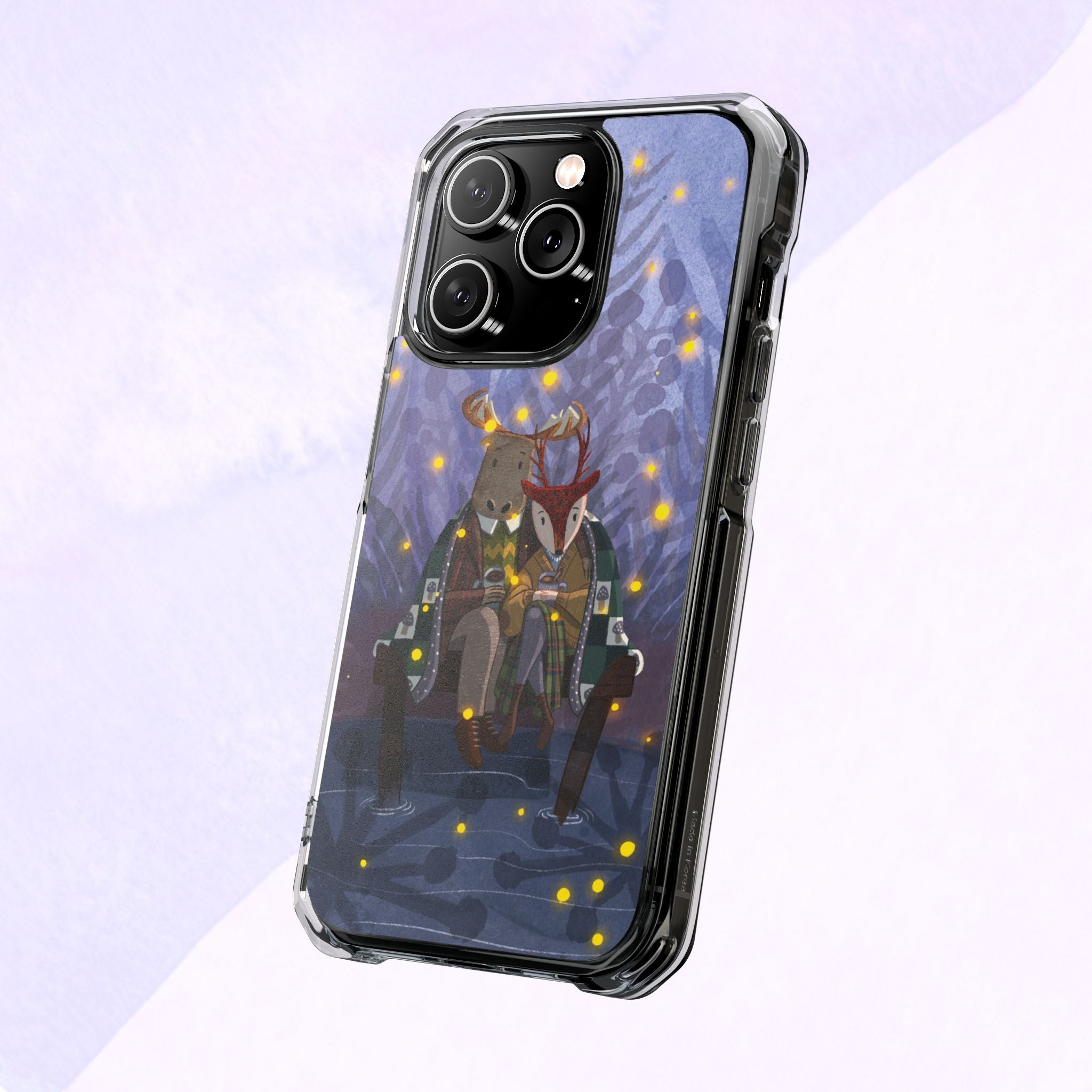Cozy Animal Friends Phone Case - Magnetic Clear Impact Cases for Outdoorsy Animal Lovers, Perfect for Christmas, Gift Idea, Nature Vibes