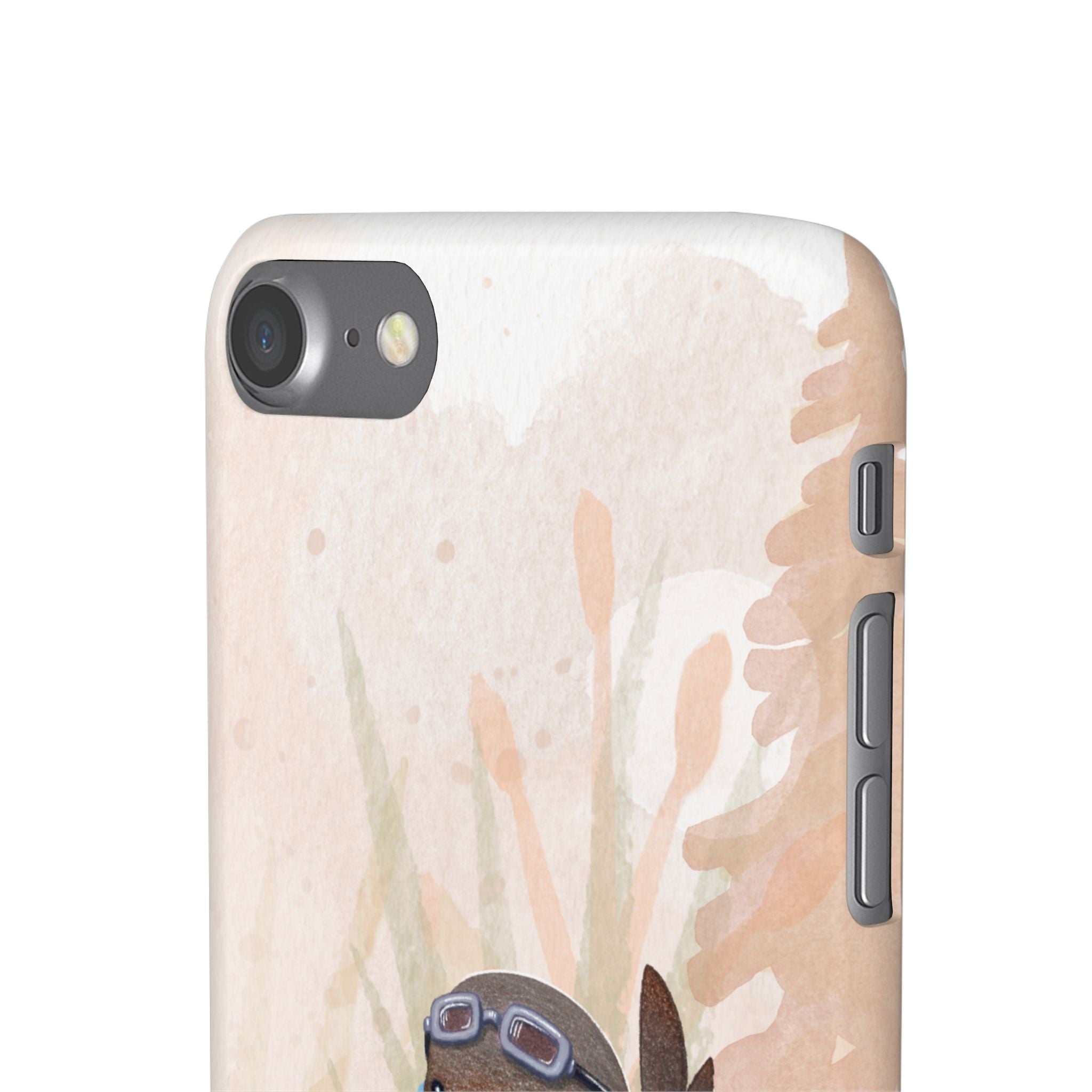 Whimsical Animal Snap Cases, Cute Phone Case, Handmade Bird and Bunny Design, Gift for Animal Lovers, Unique Smartphone Cover