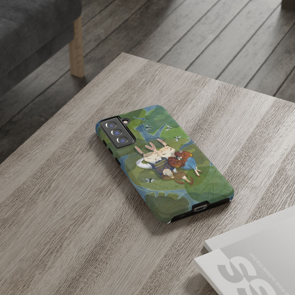 Cute Bunny Phone Case, Rabbit iPhone Cover, Nature Lovers Gift, Animal Lover Accessory, Eco-Friendly Case for Moms
