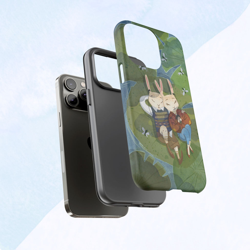 Cute Bunny Phone Case, Rabbit iPhone Cover, Nature Lovers Gift, Animal Lover Accessory, Eco-Friendly Case for Moms