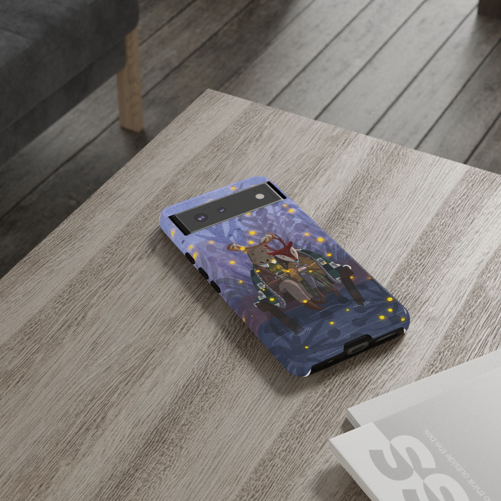 Cozy Couple Phone Case, Cute Animal Lovers Gift, Nature Aesthetic, Perfect for Holidays, Personalized Phone Accessories, Gift for Her