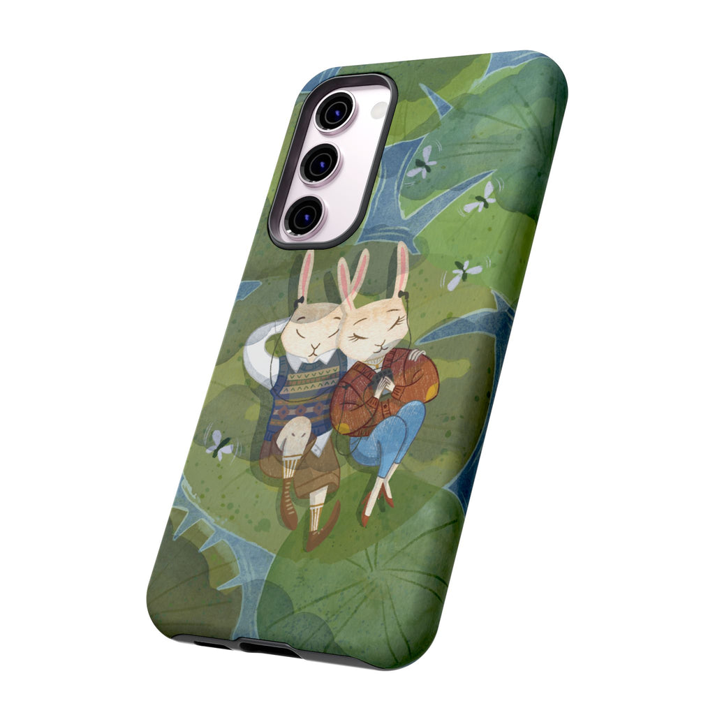 Cute Bunny Phone Case, Rabbit iPhone Cover, Nature Lovers Gift, Animal Lover Accessory, Eco-Friendly Case for Moms