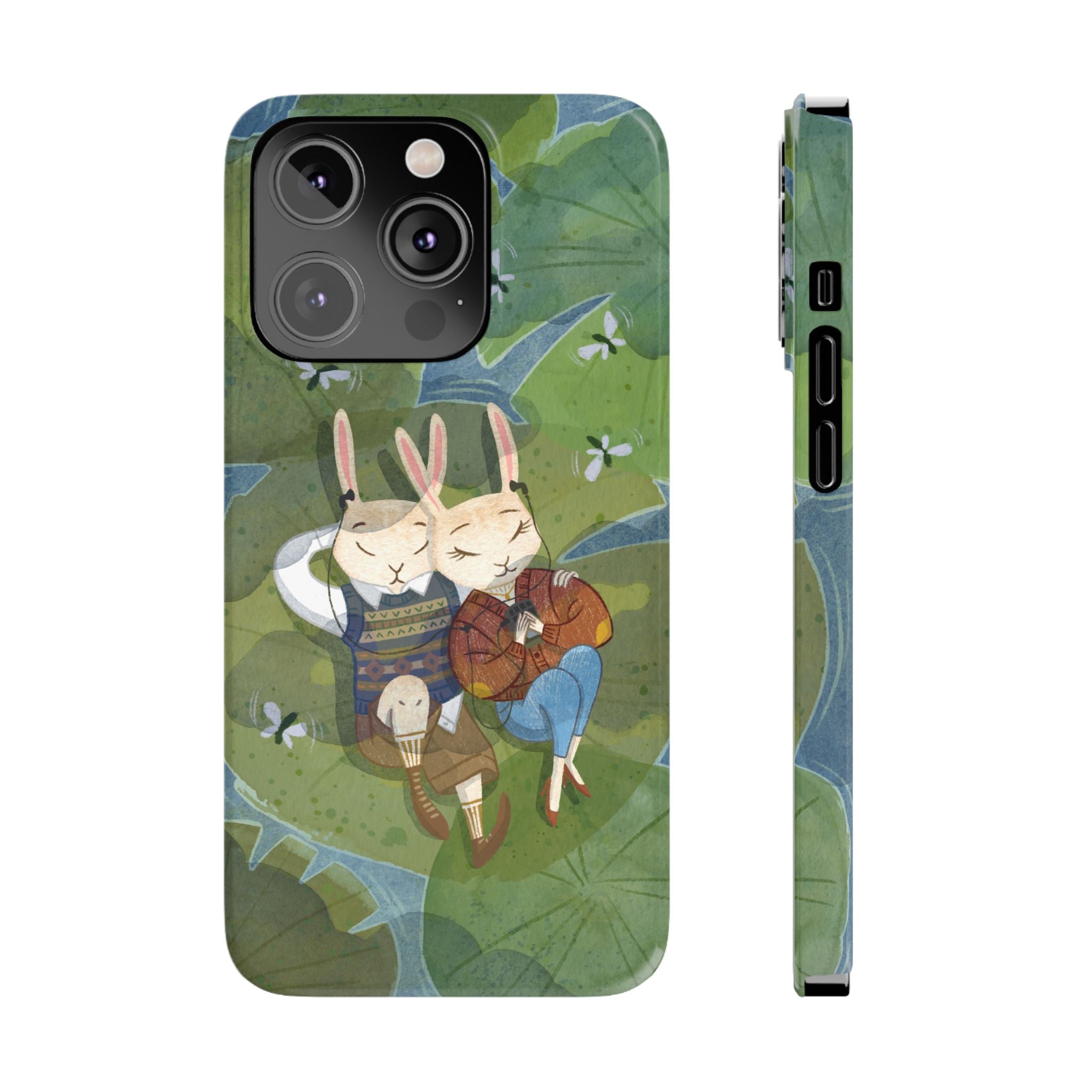 Whimsical Bunny Phone Cases for Animal Lovers and Nature Enthusiasts | Cute, Fun Design, Gifts for Friends, Birthday, Easter, Spring