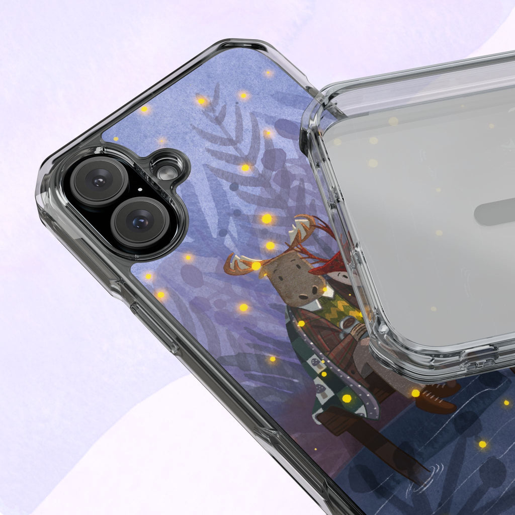 Cozy Animal Friends Phone Case - Magnetic Clear Impact Cases for Outdoorsy Animal Lovers, Perfect for Christmas, Gift Idea, Nature Vibes