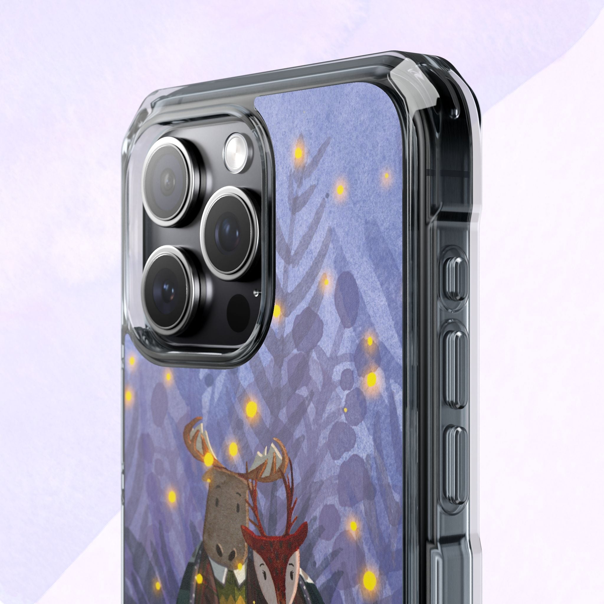 Cozy Animal Friends Phone Case - Magnetic Clear Impact Cases for Outdoorsy Animal Lovers, Perfect for Christmas, Gift Idea, Nature Vibes