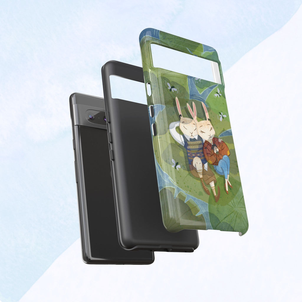 Cute Bunny Phone Case, Rabbit iPhone Cover, Nature Lovers Gift, Animal Lover Accessory, Eco-Friendly Case for Moms