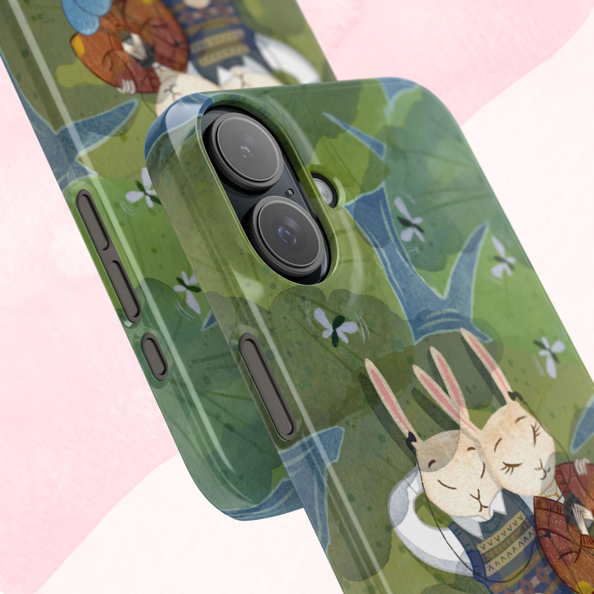 Whimsical Bunny Phone Cases for Animal Lovers and Nature Enthusiasts | Cute, Fun Design, Gifts for Friends, Birthday, Easter, Spring