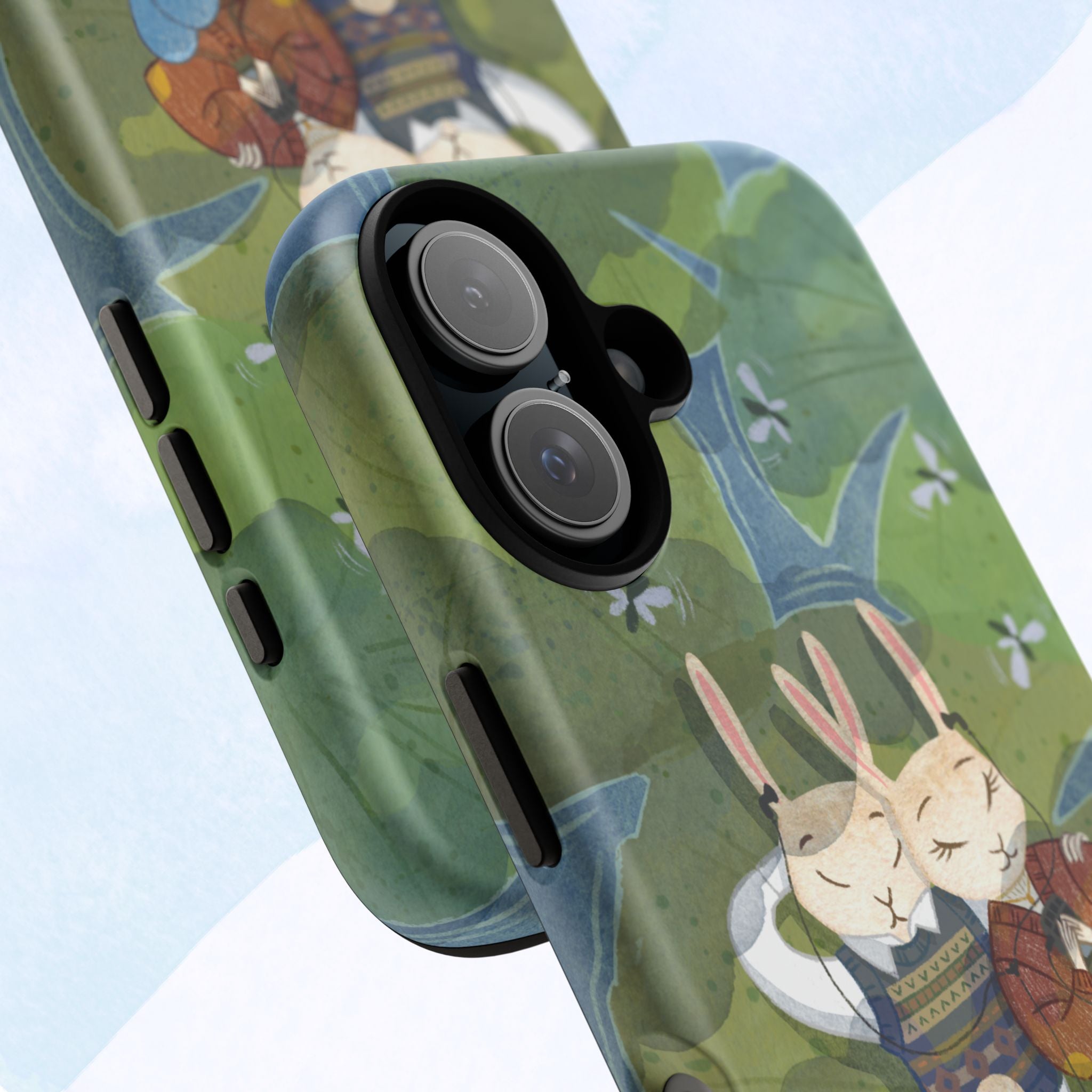 Cute Bunny Phone Case, Rabbit iPhone Cover, Nature Lovers Gift, Animal Lover Accessory, Eco-Friendly Case for Moms