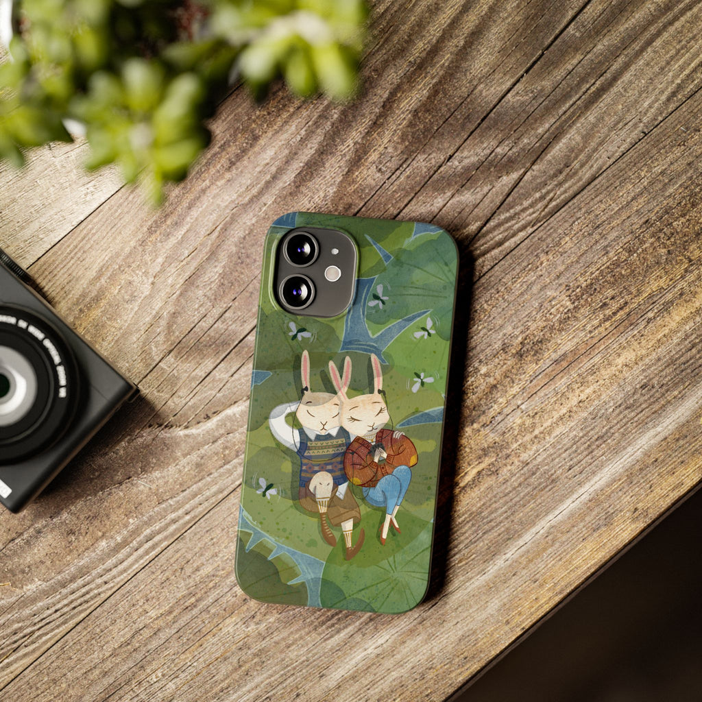 Whimsical Bunny Phone Cases for Animal Lovers and Nature Enthusiasts | Cute, Fun Design, Gifts for Friends, Birthday, Easter, Spring