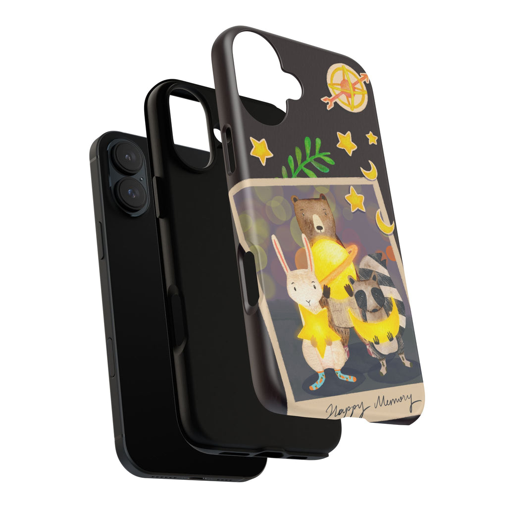 Animal iPhone Case - Tough Cases for Kids, Teens, Cute Fun Design, Holiday Accessories, iPhone 16 15 14 13 12 11 10 XR X 8, Gift Idea,