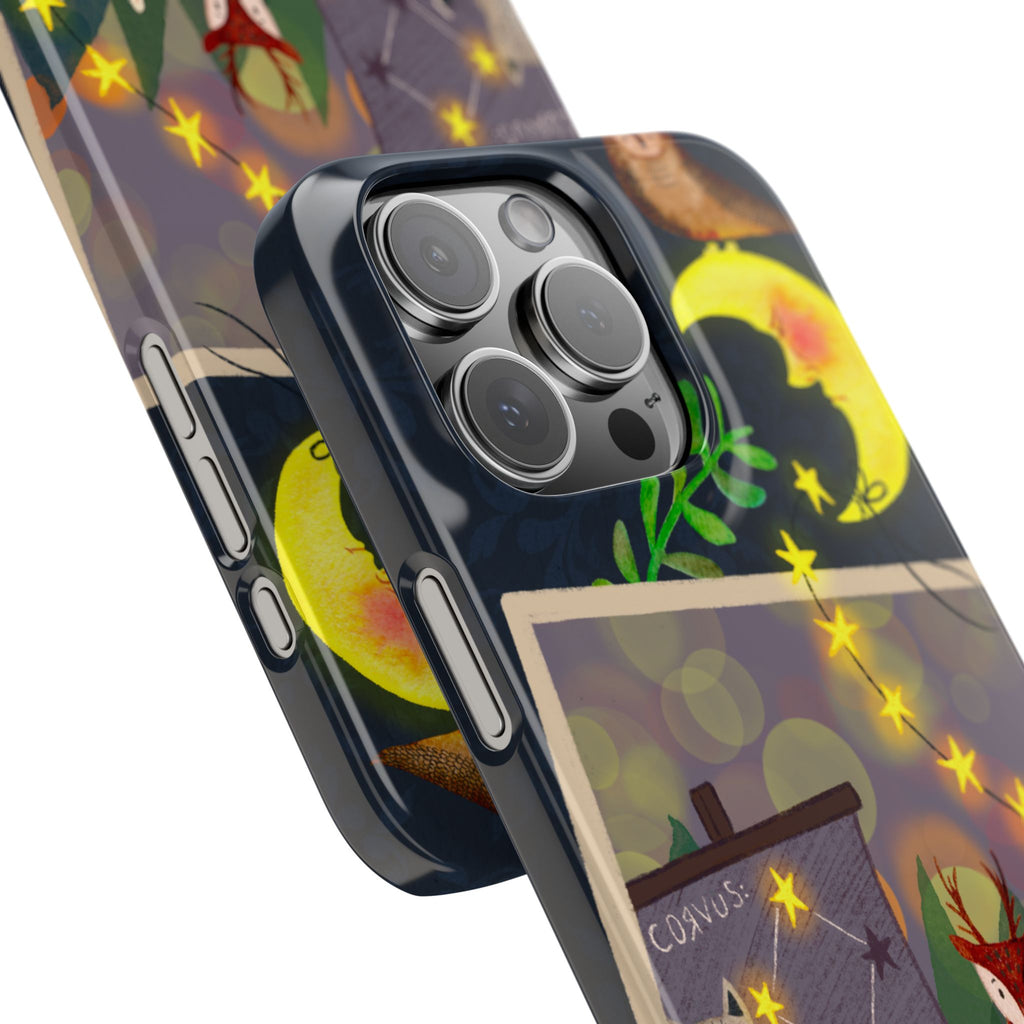Constellation Friends iPhone Case, Starlit Woodland Photo Cover, Cute Gift for Birthday, Kawaii Design, iPhone 7 8 X XR XS 11 12 13 14 15 16