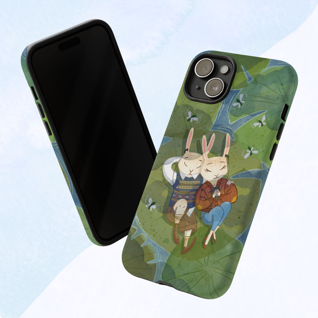 Cute Bunny Phone Case, Rabbit iPhone Cover, Nature Lovers Gift, Animal Lover Accessory, Eco-Friendly Case for Moms