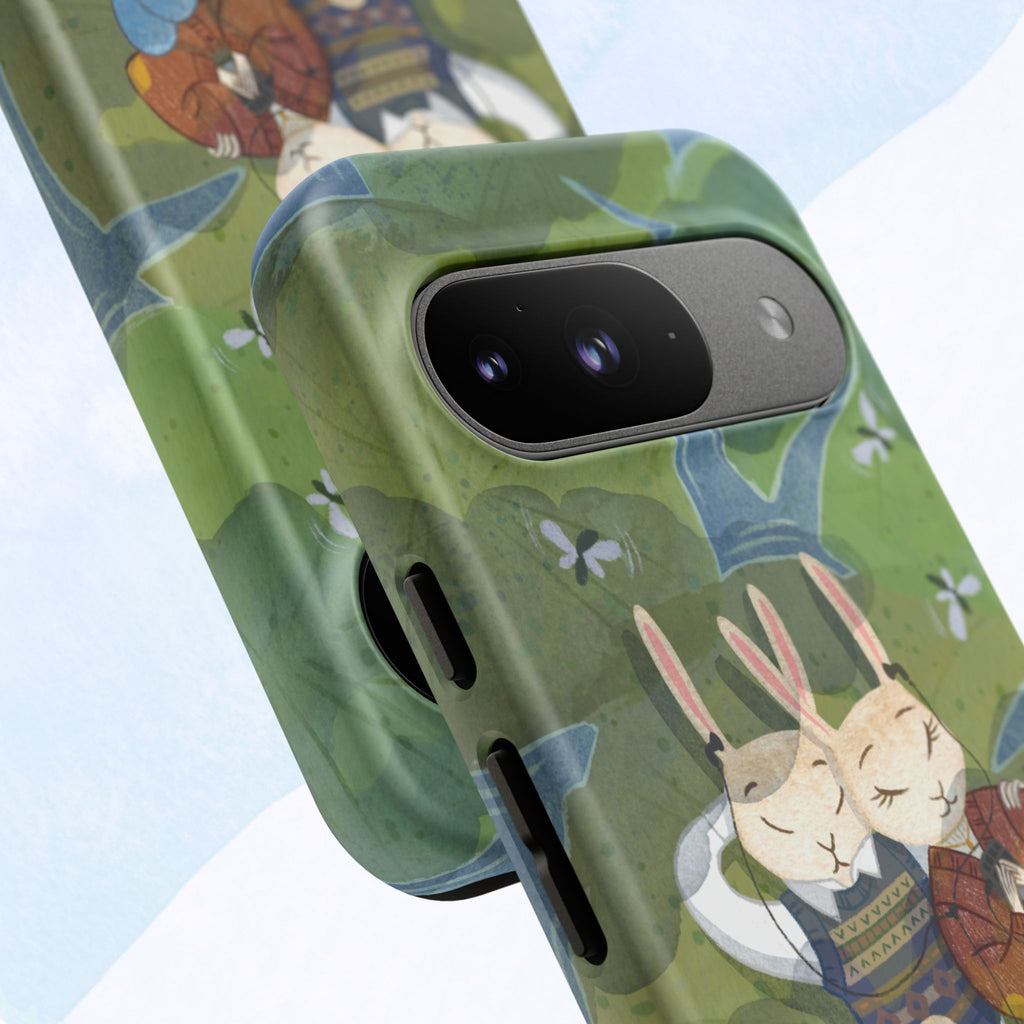 Cute Bunny Phone Case, Rabbit iPhone Cover, Nature Lovers Gift, Animal Lover Accessory, Eco-Friendly Case for Moms