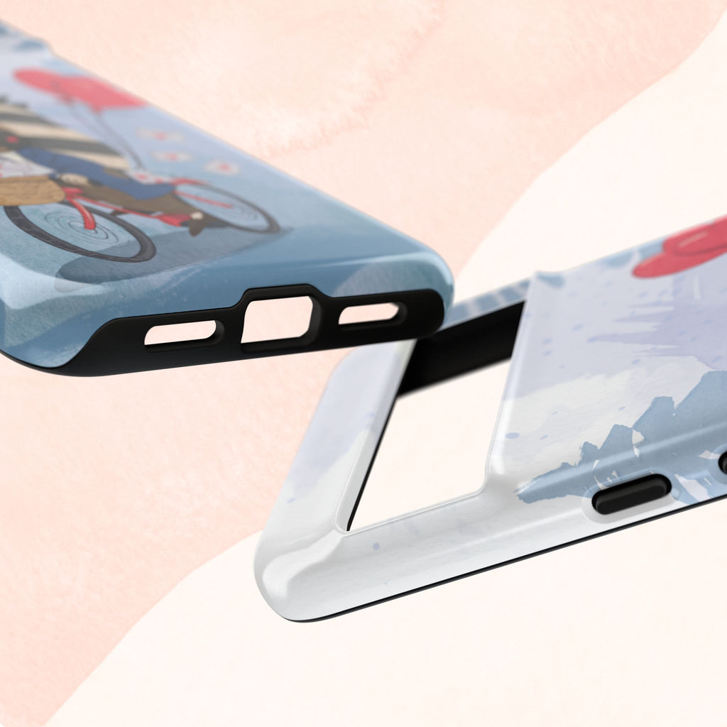 Cute Raccoon Phone Case, Tough Case for Animal Lovers, Valentine's Day Gift, Whimsical Phone Accessory, Gifts for Kids