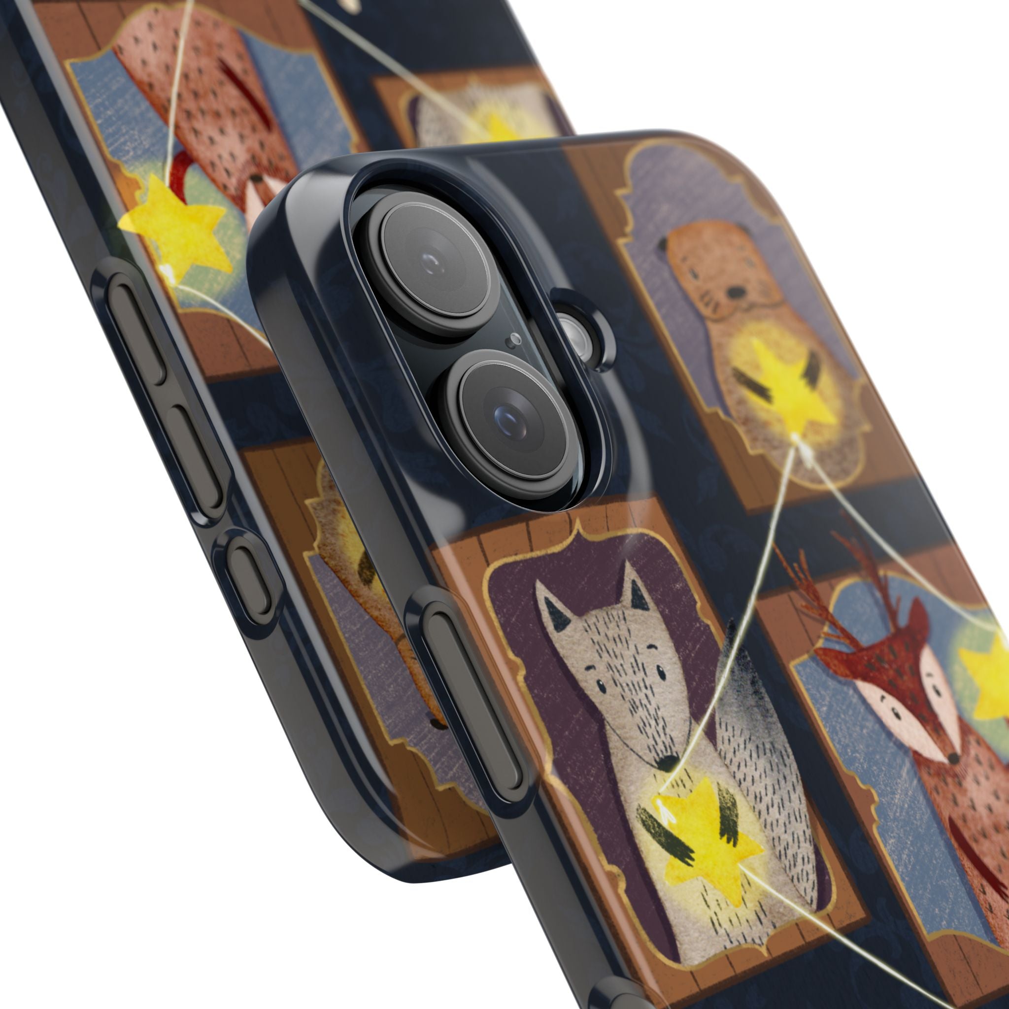 Constellation Friends Slim Case, Woodland Portrait iPhone Cover, Star Collector Design, Cute Kawaii Gift, Phone 8 9 X XR 11 12 13 14 15 16