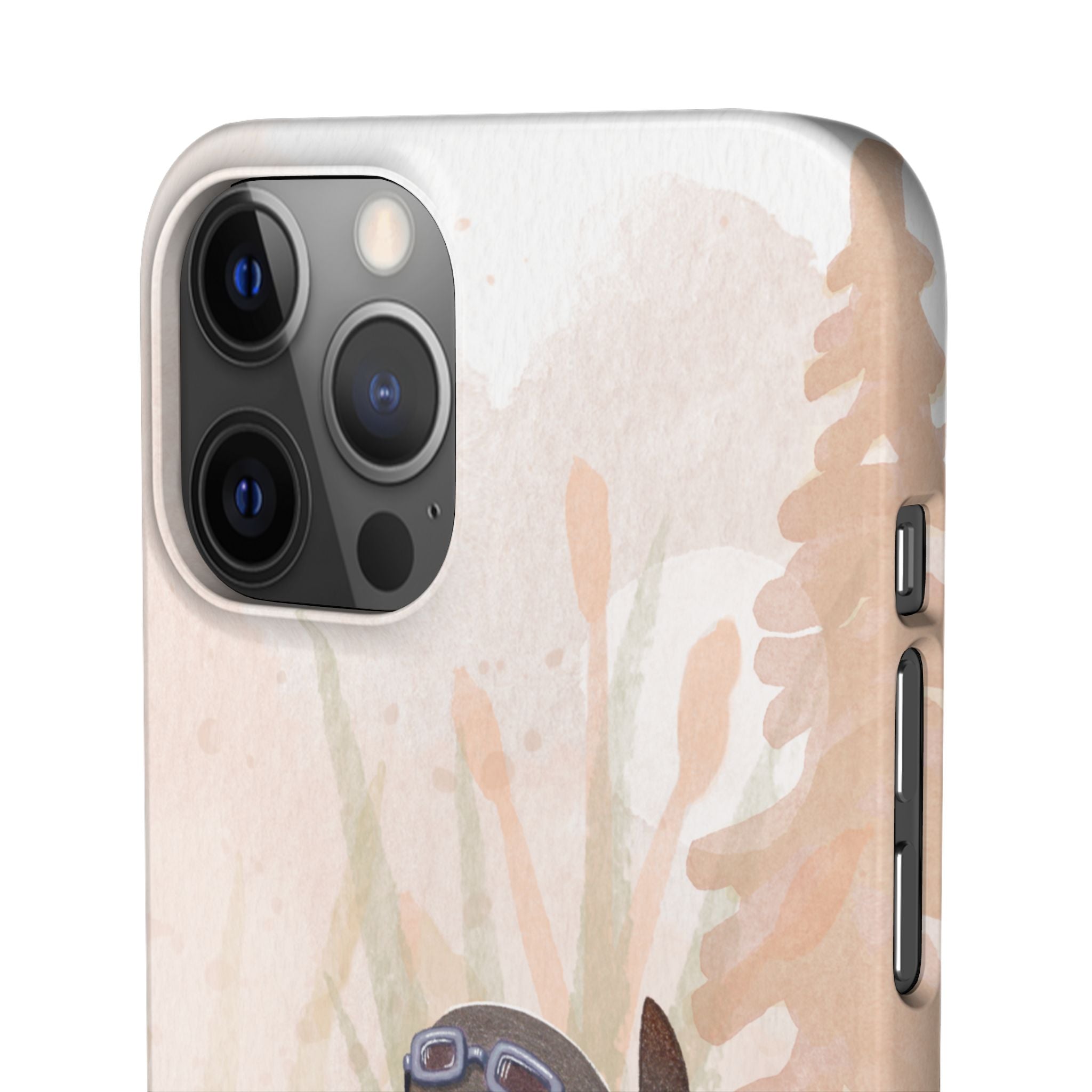Whimsical Animal Snap Cases, Cute Phone Case, Handmade Bird and Bunny Design, Gift for Animal Lovers, Unique Smartphone Cover