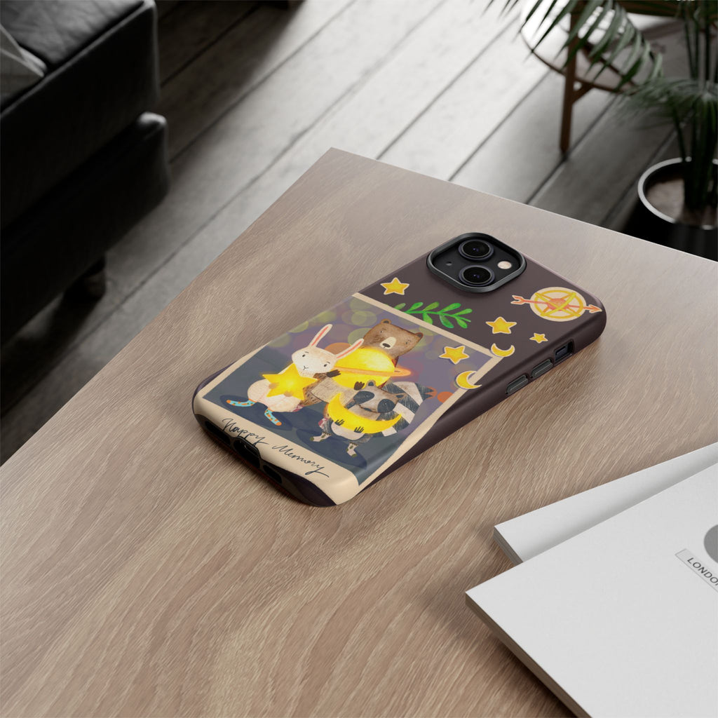 Animal iPhone Case - Tough Cases for Kids, Teens, Cute Fun Design, Holiday Accessories, iPhone 16 15 14 13 12 11 10 XR X 8, Gift Idea,