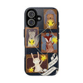 Celestial Animal Stars iPhone Case, Tough Magnetic Cover, Nature Theme, Unique Cute Animal Gifts, iPhone 14 15 16 pro max