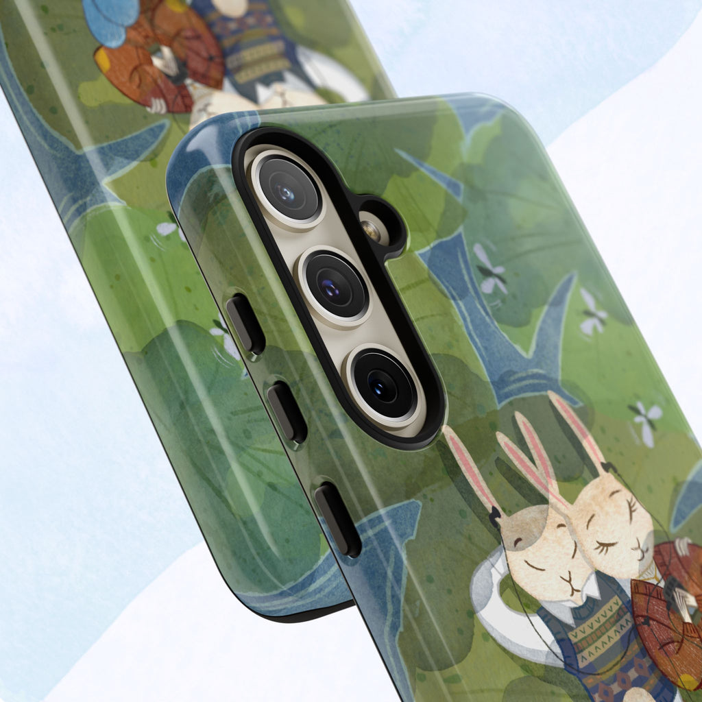 Cute Bunny Phone Case, Rabbit iPhone Cover, Nature Lovers Gift, Animal Lover Accessory, Eco-Friendly Case for Moms