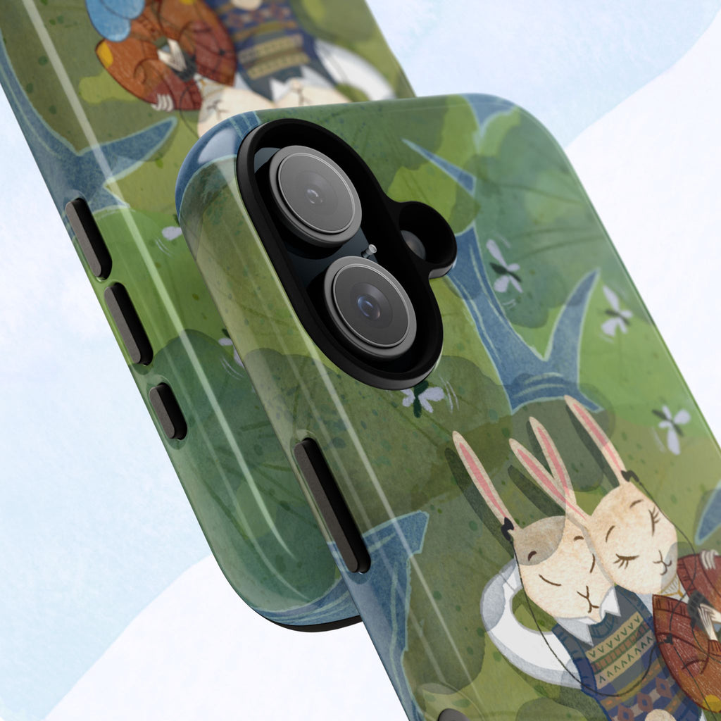 Cute Bunny Phone Case, Rabbit iPhone Cover, Nature Lovers Gift, Animal Lover Accessory, Eco-Friendly Case for Moms