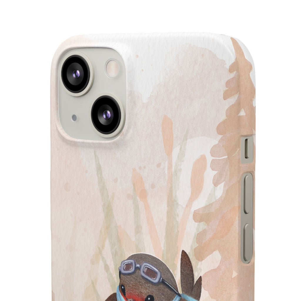 Whimsical Animal Snap Cases, Cute Phone Case, Handmade Bird and Bunny Design, Gift for Animal Lovers, Unique Smartphone Cover